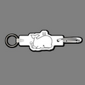 Key Clip W/ Key Ring & Whale (Spout) Key Tag